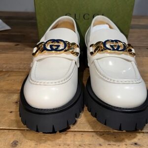 Gucci Jeanne Interlocking G Loafers NIB